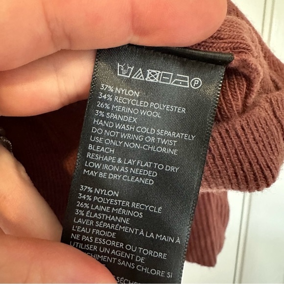 Anthropologie Moth Womens Outpost Henley Sweater Ribbed Flare Long Sleeve Small - Picture 6 of 7